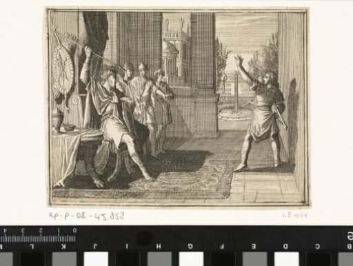Saul Attempts to Kill David Playing the Harp