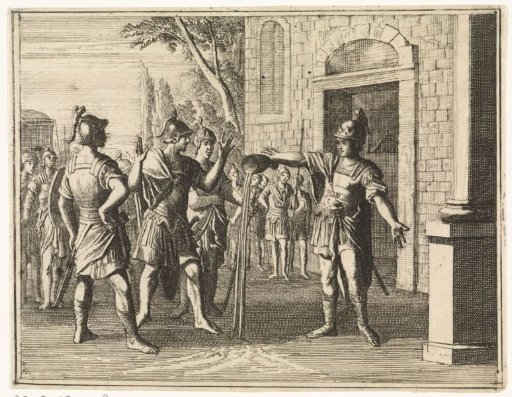 David Pours Out the Water from the Well at Bethlehem