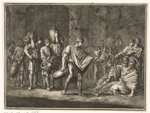 Obadiah Feeds One Hundred Prophets in a Cave