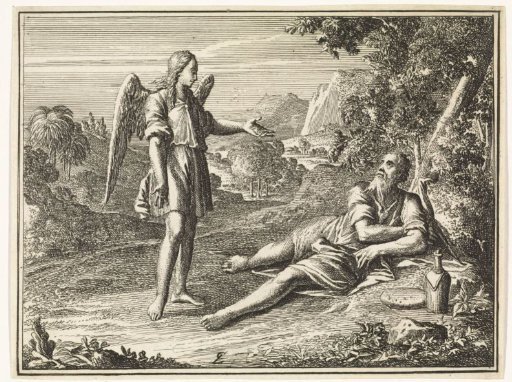 Elijah Visited by an Angel in the Wilderness
