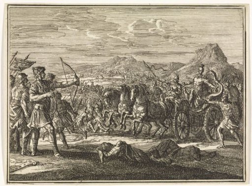The Death of Ahab on His Chariot