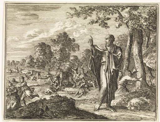 Punishment of the children who mocked Elisha