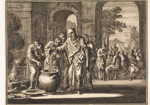 Elisha makes the poisoned pot of stew into good food