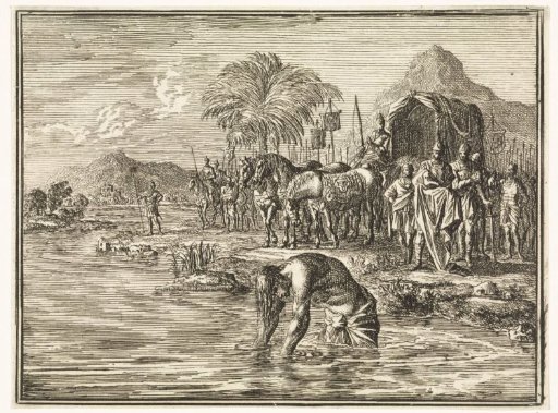 Naaman is healed of leprosy