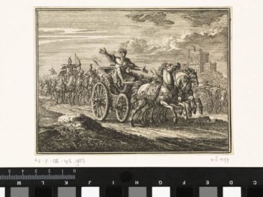 Joram in his chariot is shot through by Jehu