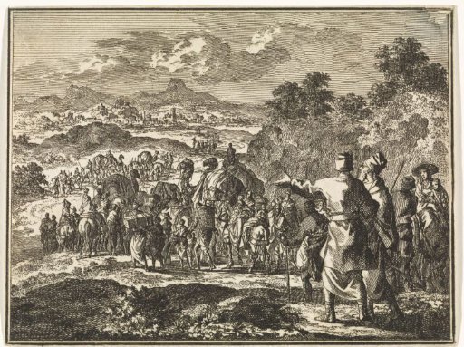 The Caravan of the Israelites Marches under Ezra to Jerusalem