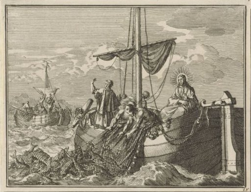 Christ on the Fishing Boat of Peter