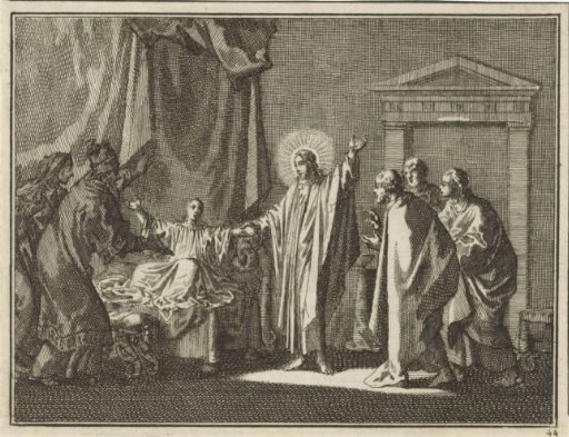 Christ raises the daughter of Jairus