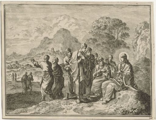 Christ sends out the twelve apostles