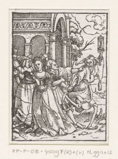 The Queen and Death as a Jester