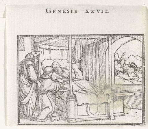Isaac blesses Jacob