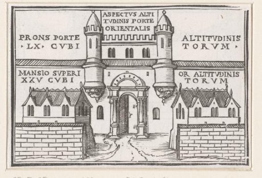East Gate of the New Temple in the Vision of Ezekiel