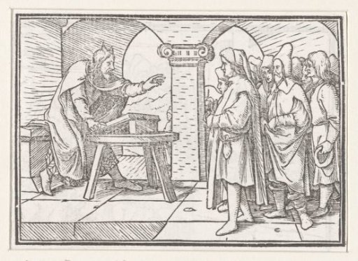 Moses Instructing the Israelites in Laws