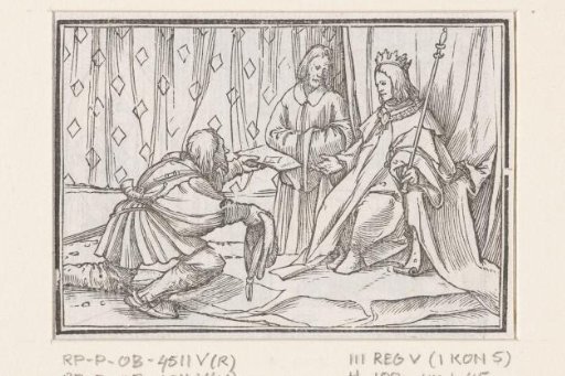 Envoy of King Hiram with a Message for Solomon