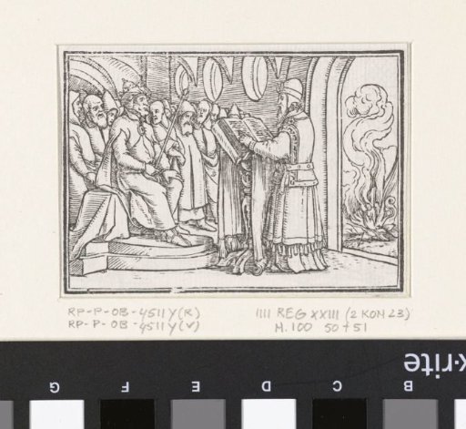 Hilkiah Reads the Laws to King Josiah