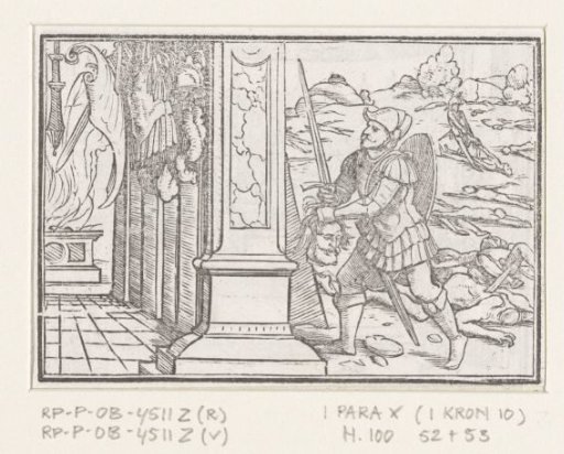 The Head of Saul is Brought into the Temple of the Philistines