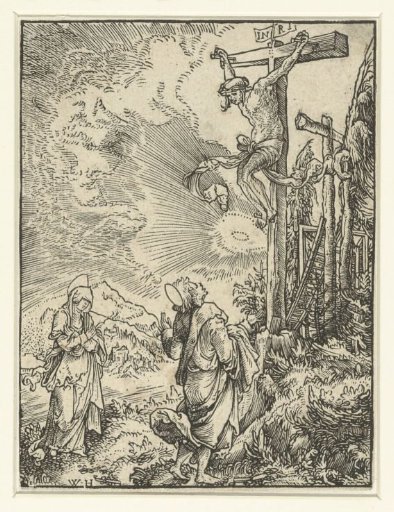 Christ on the Cross with Mary and John the Evangelist