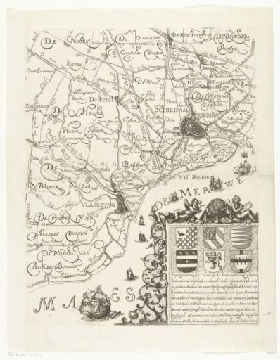 Map of Delfland (sheet bottom right)