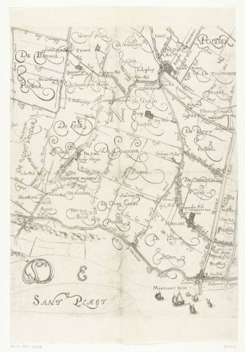 Map of Delfland (sheet bottom middle)