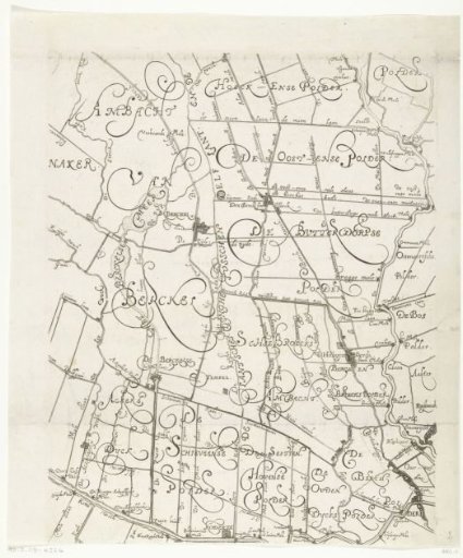 Map of Delfland (sheet middle right)