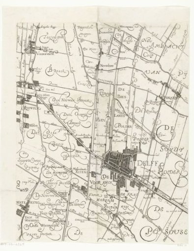 Map of Delfland (sheet middle)