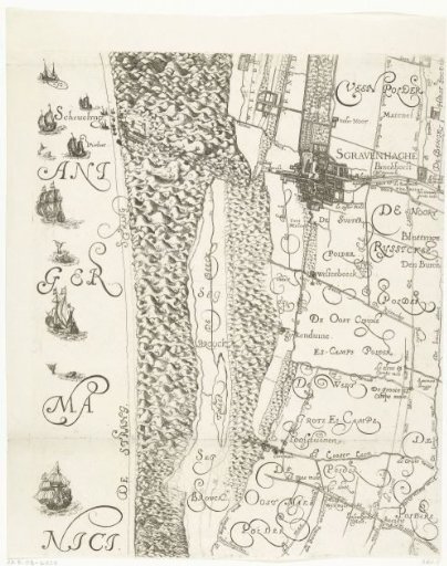 Map of Delfland (sheet left middle)