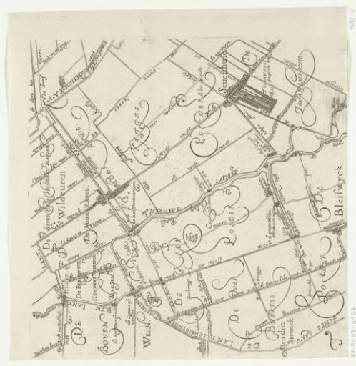 Map of Delfland (sheet top right)