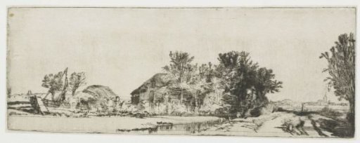 View of the inn Huis Te Vraag on the Sloterweg