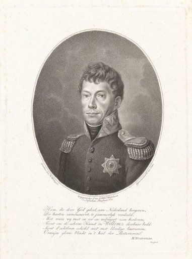 Portrait of Willem I Frederik, King of the Netherlands