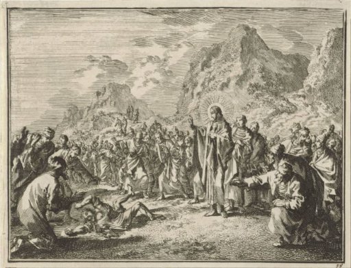 Christ heals a possessed child