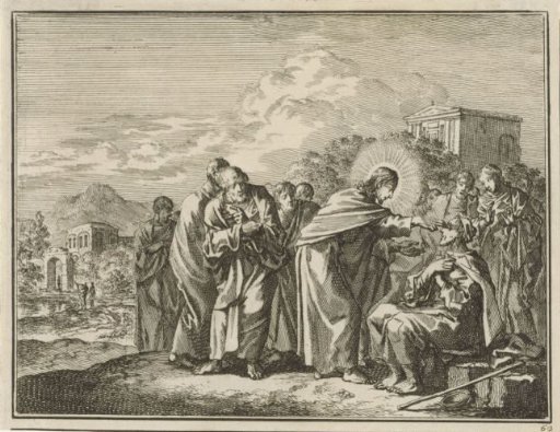 Christ heals a man born blind