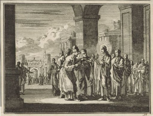Christ and the Pharisees on Paying Taxes to Caesar
