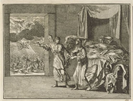 Of Two Persons Lying on One Bed, One Is Taken and the Other Left