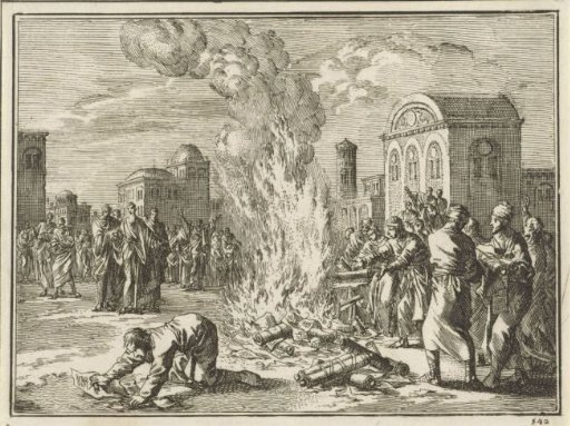 The Ephesians Burning Their Books in Public