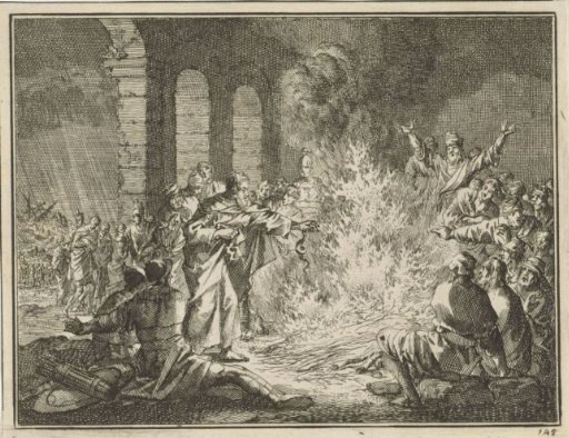 Paul Bitten by a Serpent on His Hand
