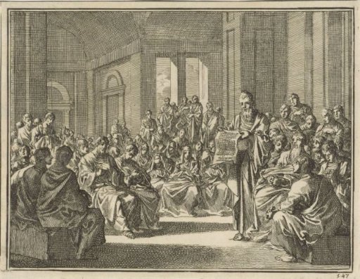 Reading of an Epistle to a Large Congregation of Christians