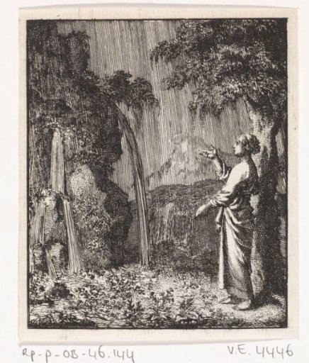The Personified Soul beholds the rain