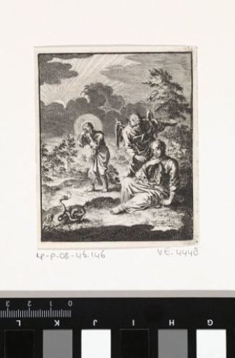 The Devil urges the Personified Soul to leave Christ