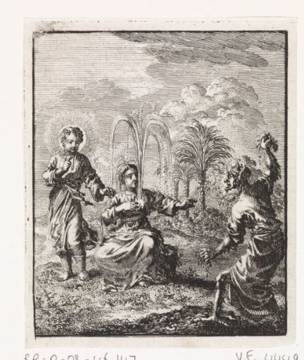 Christ causes a fountain to spring from the heart of the Personified Soul