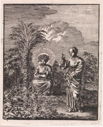 Christ and the Personified Soul behold nature