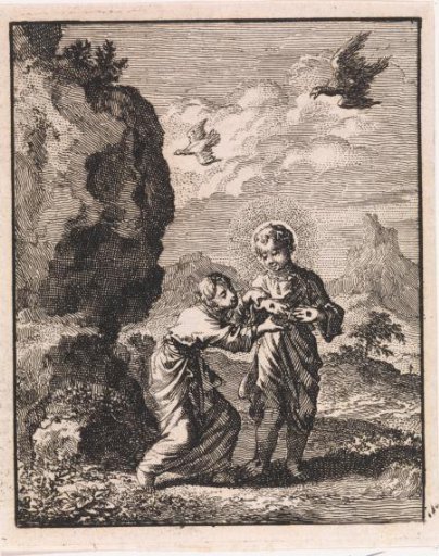 Christ shows the Personified Soul his wounds