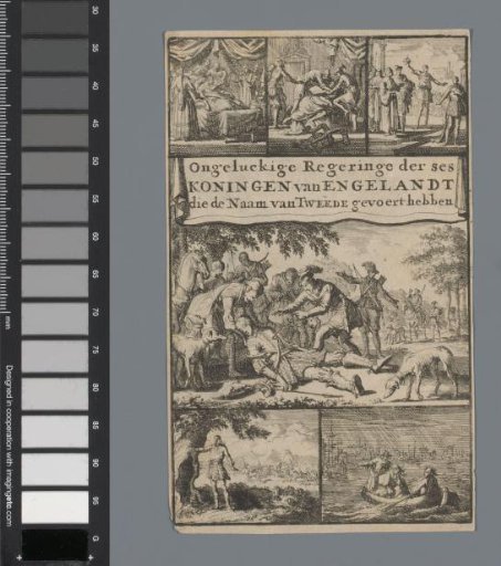 Title print 'Unfortunate Government of the six Kings of England'