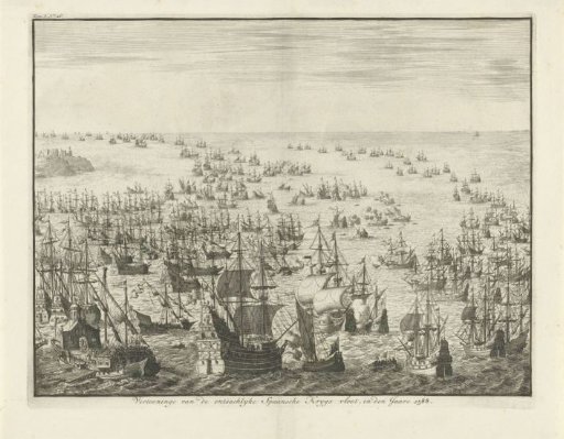 Destruction of the Spanish Armada, 1588