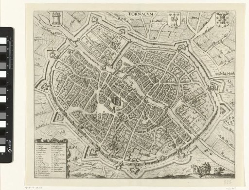 Map of Tournai
