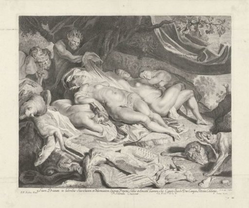 Rest of Diana and her nymphs after the hunt