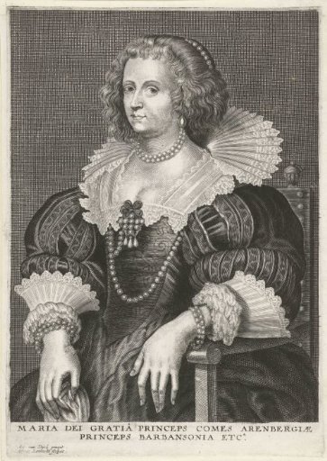 Portrait of Princess Maria de Barbançon van Arenberg