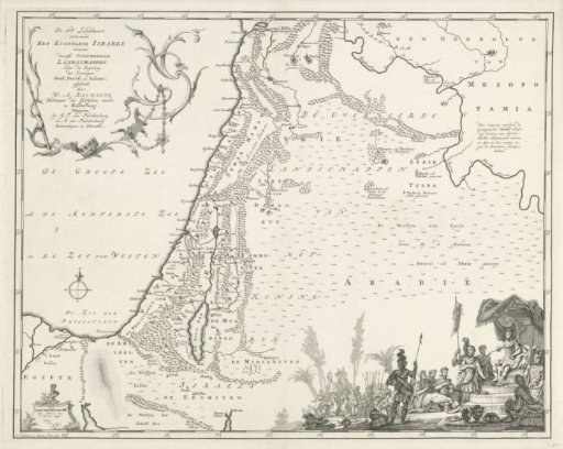 Map of the Kingdom of Israel