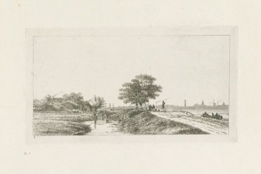 Landscape with canals