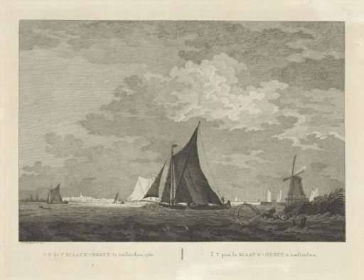 Ships on the IJ at the Blauwhoofd in Amsterdam, 1762