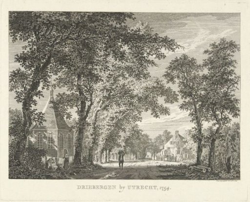 Village view at Driebergen, 1754